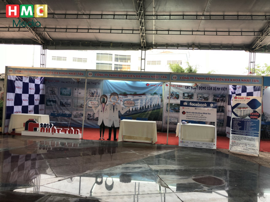 Thi công backdrop, phông nền tiệc cưới, sự kiện