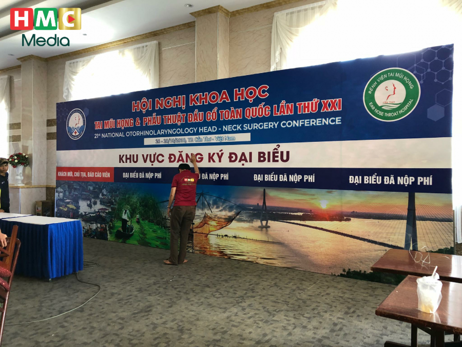 Thi công backdrop, phông nền tiệc cưới, sự kiện