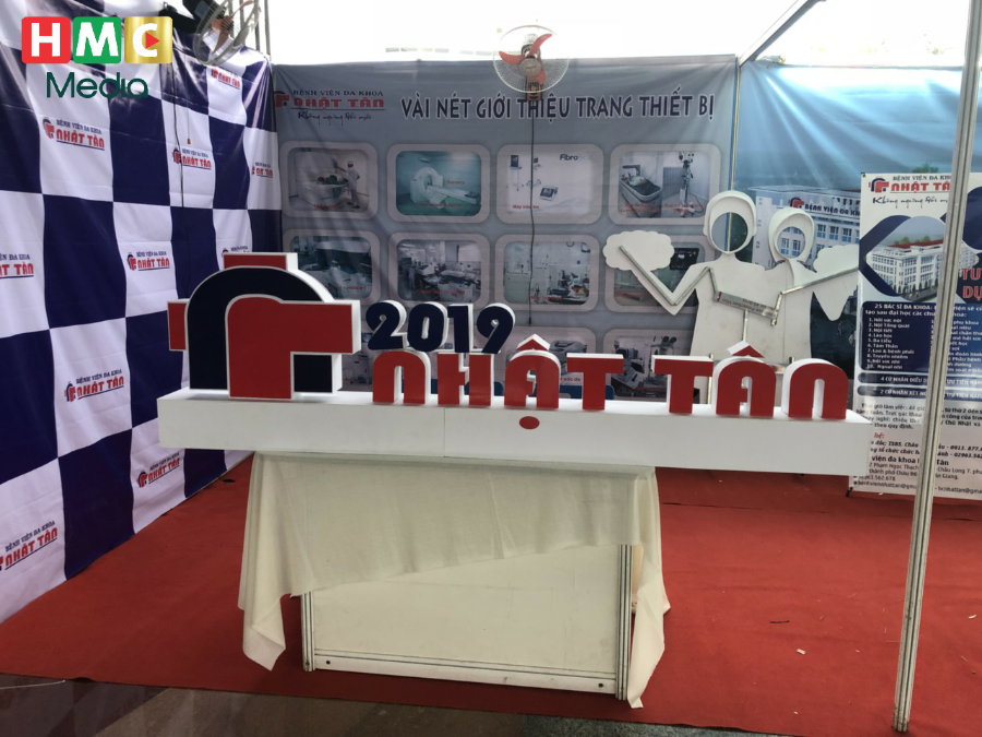 Thi công backdrop, phông nền tiệc cưới, sự kiện