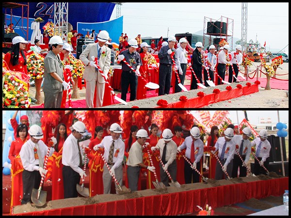 Khởi công động thổ