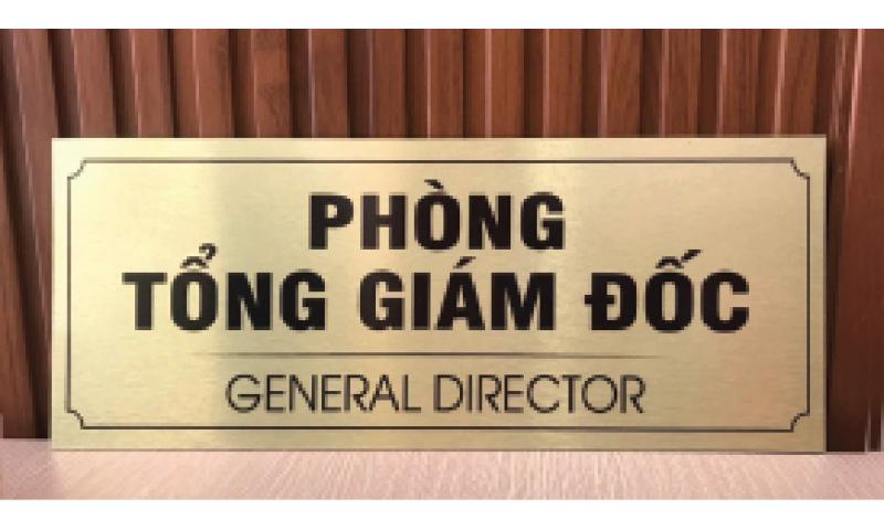 BẢNG SỐ NHÀ - BẢNG CHỨC DANH
