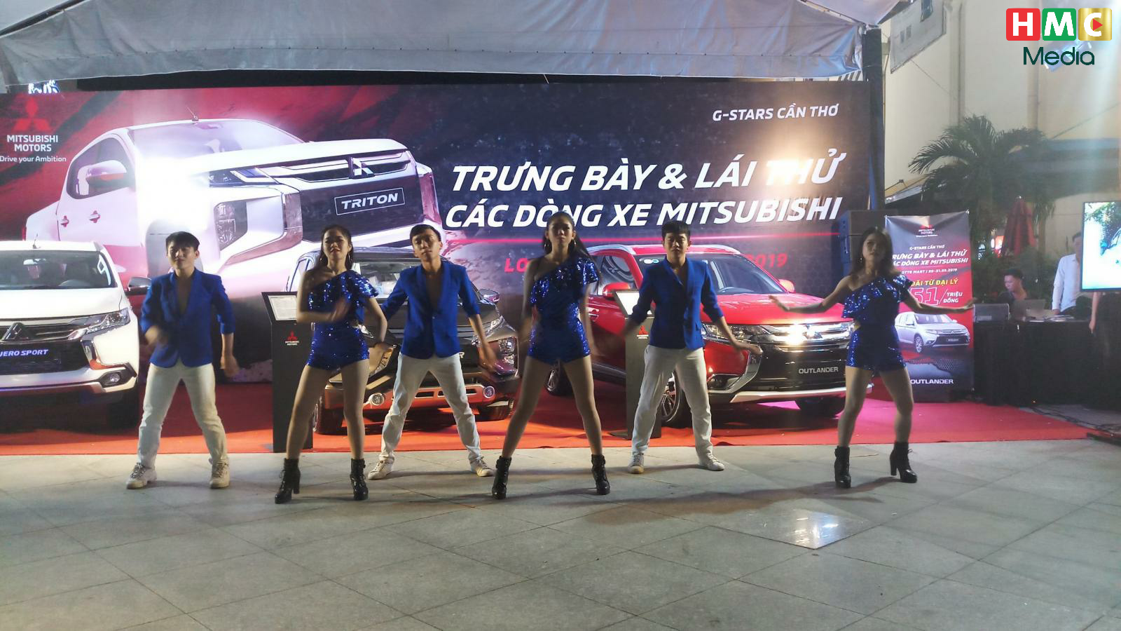 Chuỗi sự kiện trưng bày và lái thử xe Mitsubishi
