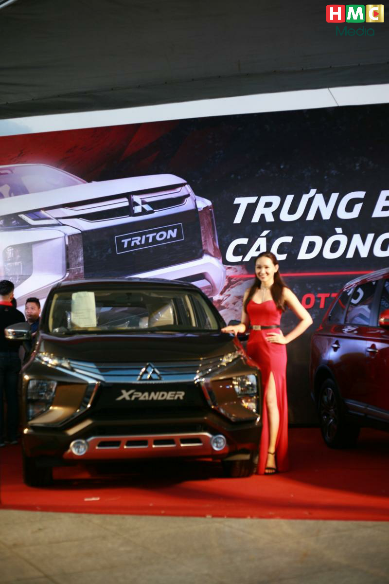 Chuỗi sự kiện trưng bày và lái thử xe Mitsubishi